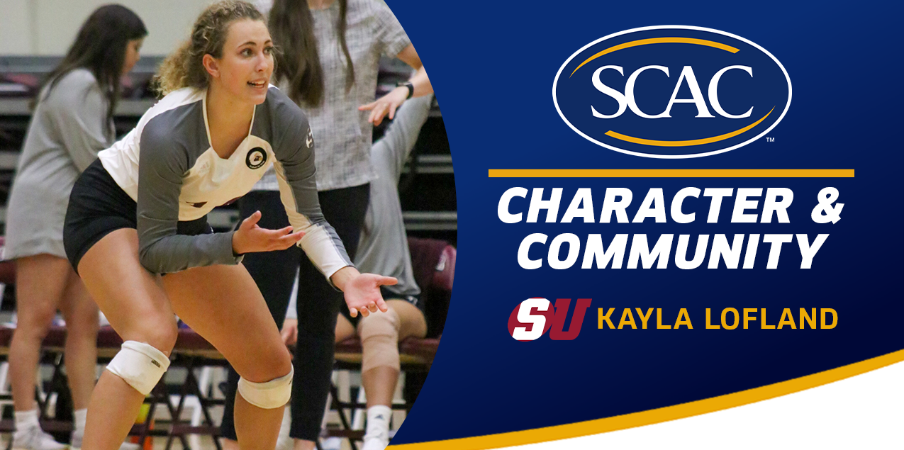 Kayla Lofland, Schreiner University, Volleyball - Character & Community