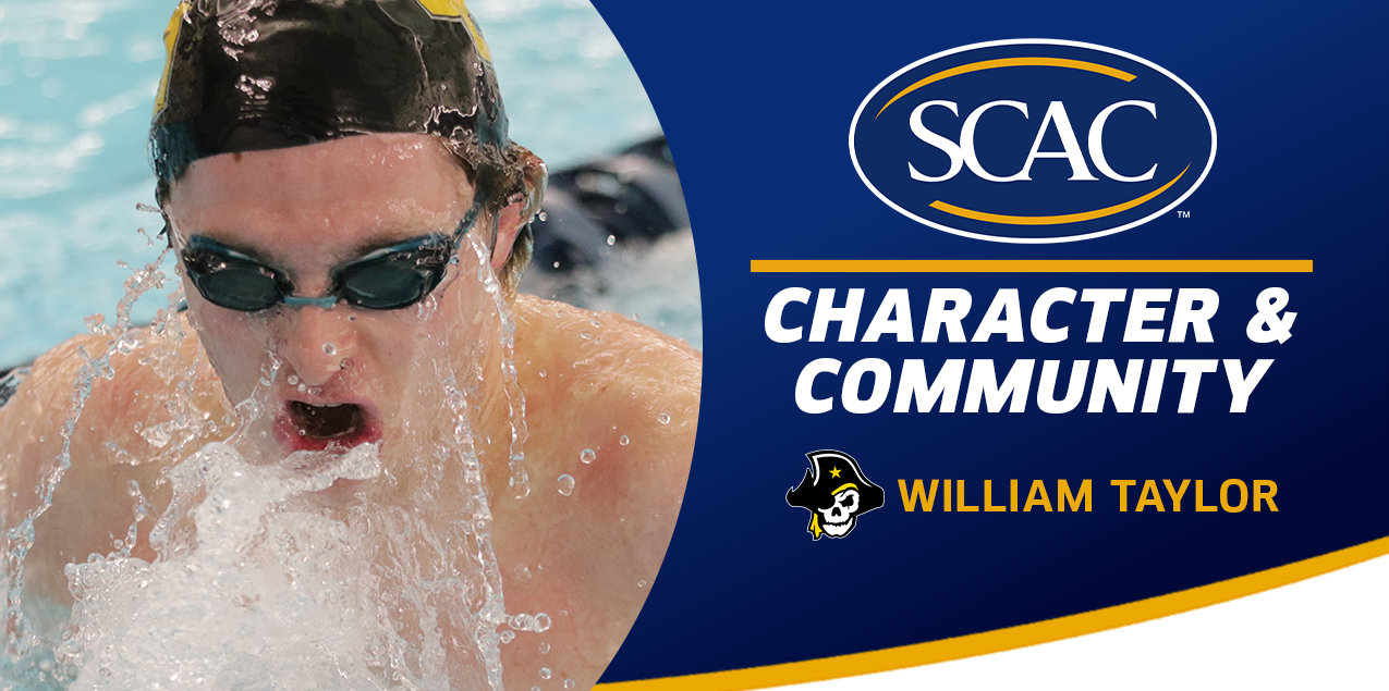 William Taylor, Southwestern University, Men's Swimming & Diving - Character & Community