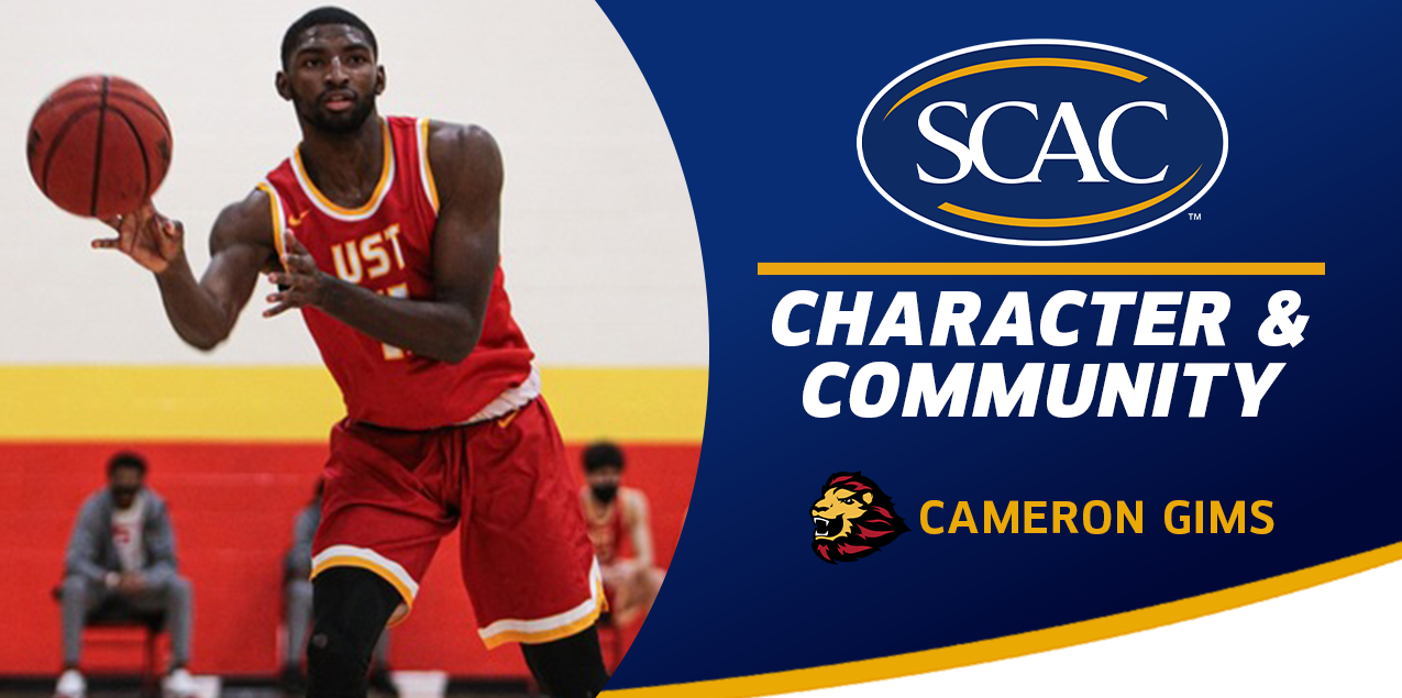 Cameron Gims, University of St. Thomas, Men's Basketball - Character & Community