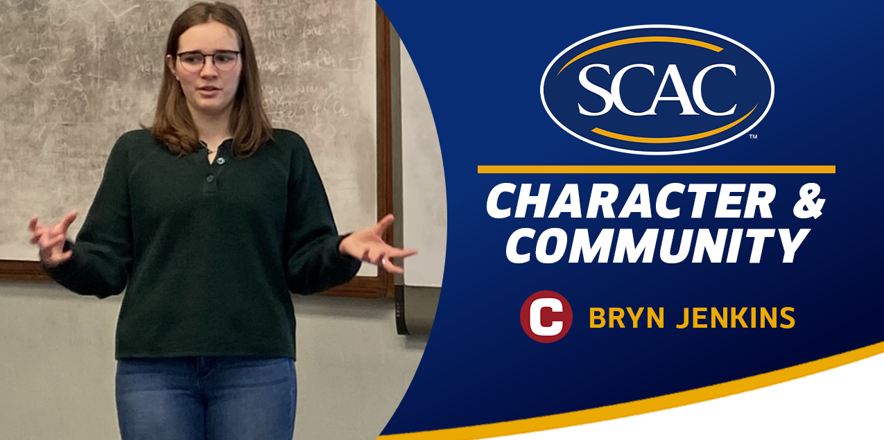 Bryn Jenkins, Centenary College, Women's Swimming & Diving - Character & Community