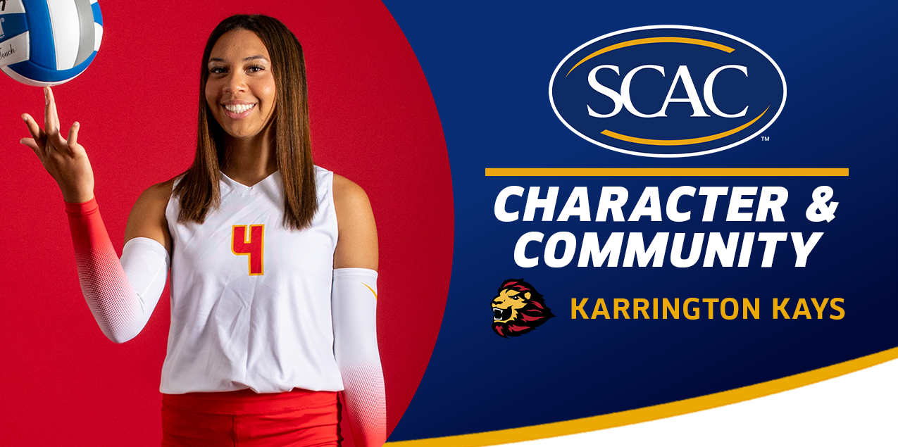 Karrington Kays, University of St. Thomas, Volleyball - Character & Community