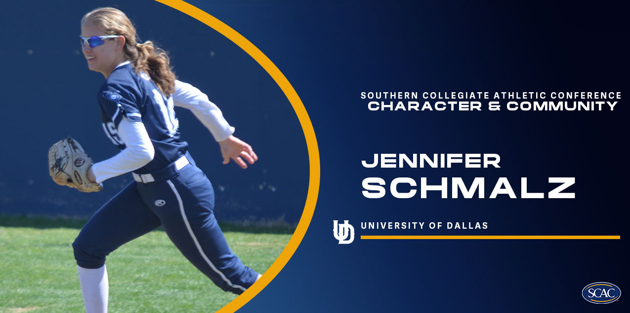 Jennifer Schmalz, University of Dallas, Softball - Character & Community