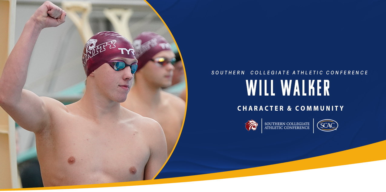 Will Walker, Trinity University, Men's Swimming - Character & Community