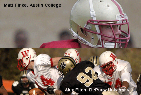 Austin's Finke; DePauw's Fitch selected to D3football Team of the Week