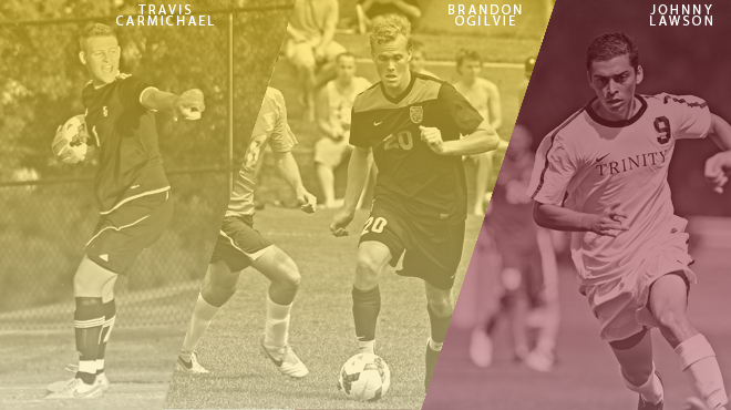 Colorado's Ogilvie, Trinity's Lawson, Southwestern's Carmichael Named SCAC Men's Soccer Players of the Week