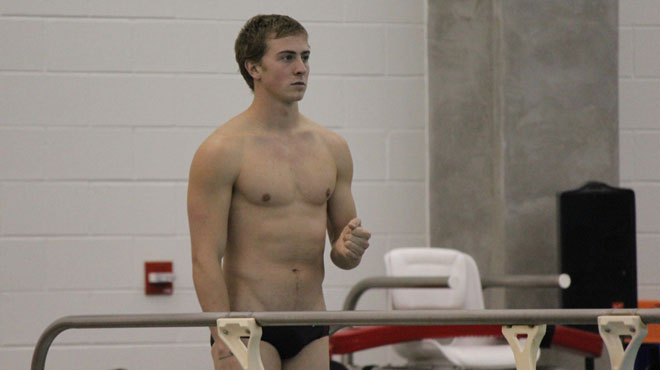 Trinity's Kevin Martin Wins Third Straight SCAC One-Meter Diving Championship