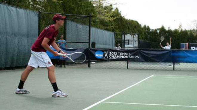 Trinity falls to Bowdoin, 5-1, in NCAA Men's Tennis Regional Final