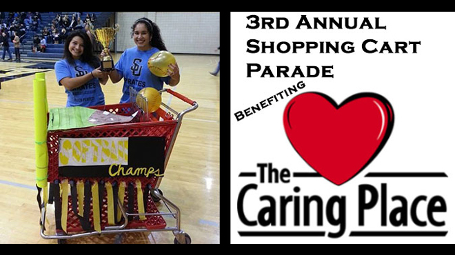 Southwestern's Shopping Cart Parade brings students & Caring Place together
