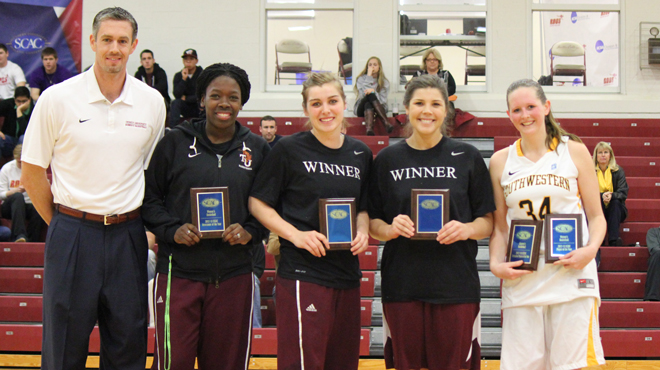 Trinity's Burns; Southwestern's Leeder Head 2012-13 All-SCAC Women's Basketball Selections