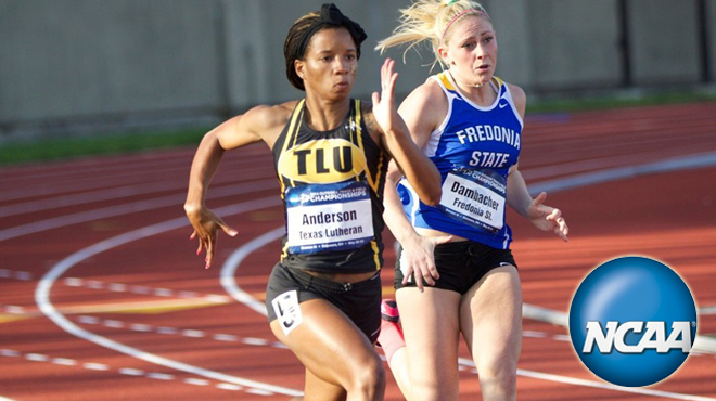 TLU's Anderson Finishes 12th in 200 Meter at NCAA Championship