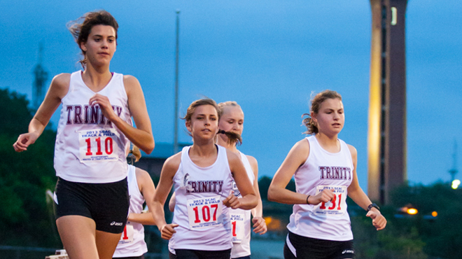 Trinity women take commanding lead after Day One of the 2013 SCAC Track & Field Championships