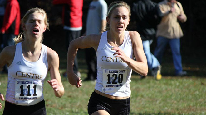 Centre nips Rhodes at the 2011 NCAA Division III Women's Cross Country Championship