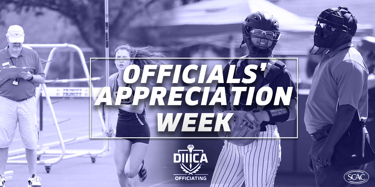 SCAC Celebrates Spring Officials' Appreciation Week