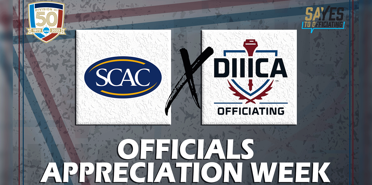 SCAC Celebrates Fall Officials' Appreciation Week