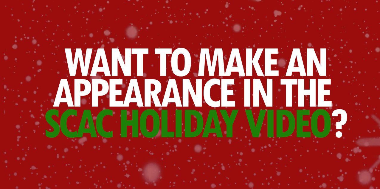 The #SCACHolidayChallenge begins Thursday!