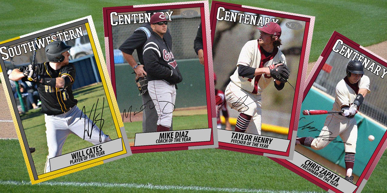 Southwestern's Cates; Centenary's Henry Highlight 2015 All-Conference Baseball Team