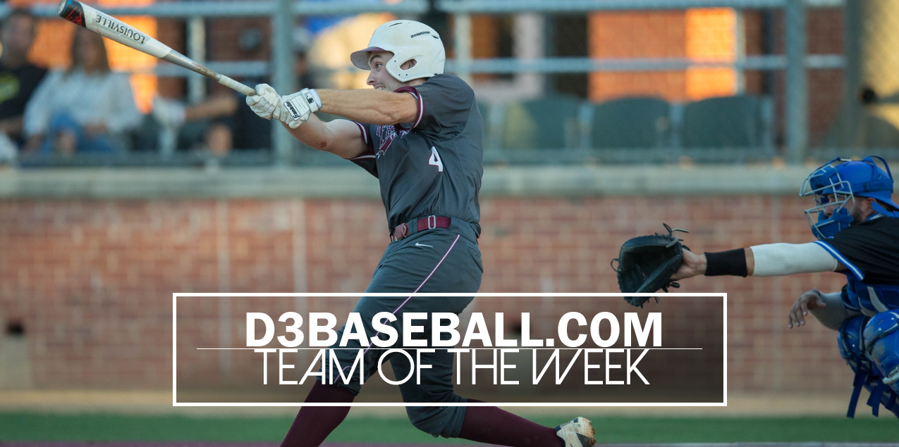 Trinity's Tucker Named to Initial D3Baseball.com Team of the Week