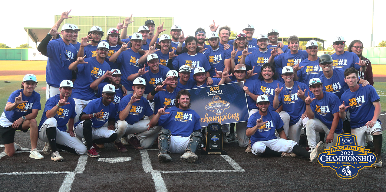 Centenary Outlasts Trinity for 2022 SCAC Baseball Title