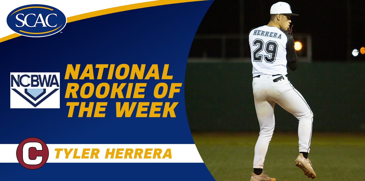 Centenary's Herrera Named NCBWA Division III Rookie of the Week