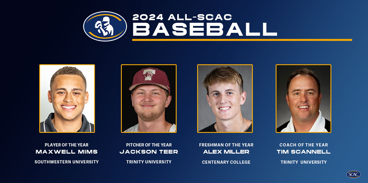 SCAC Announces 2024 All-Conference Baseball Team