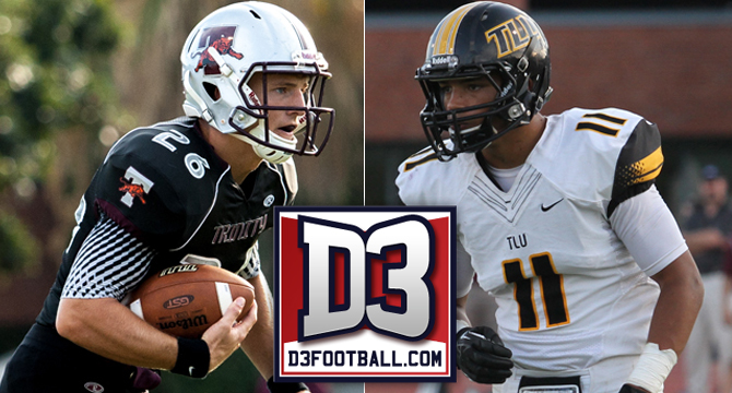 Trinity's Kennemer; TLU's Johnson Earn Spot on D3football.com Team of the Week