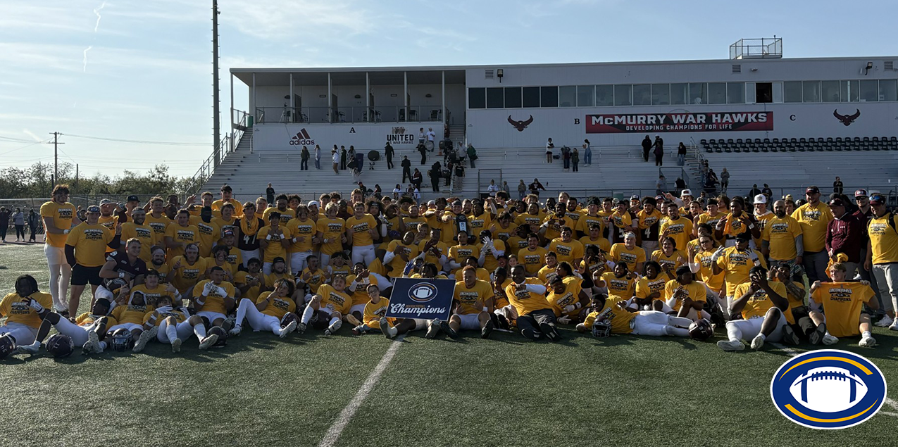 McMurry Claims Share of SCAC Football Title