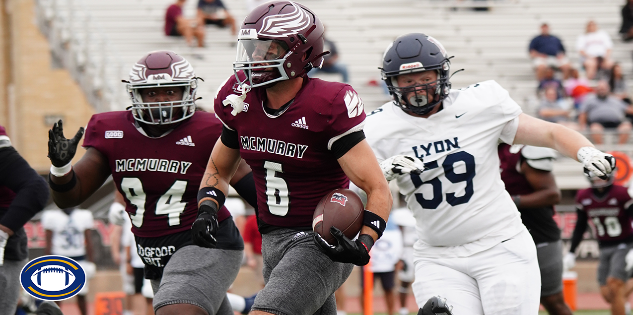 Tim Leatherman, McMurry University, Defensive Player of the Week (Week 10)