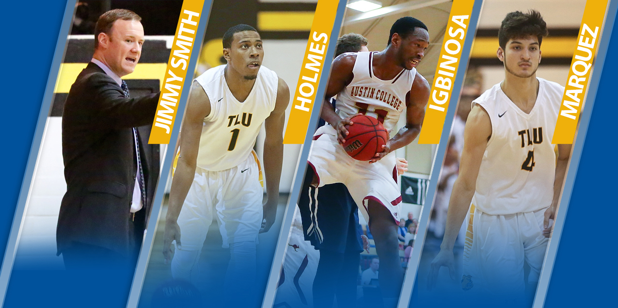 Texas Lutheran's Holmes and Smith Headline 2015-16 All-SCAC Men's Basketball Selections