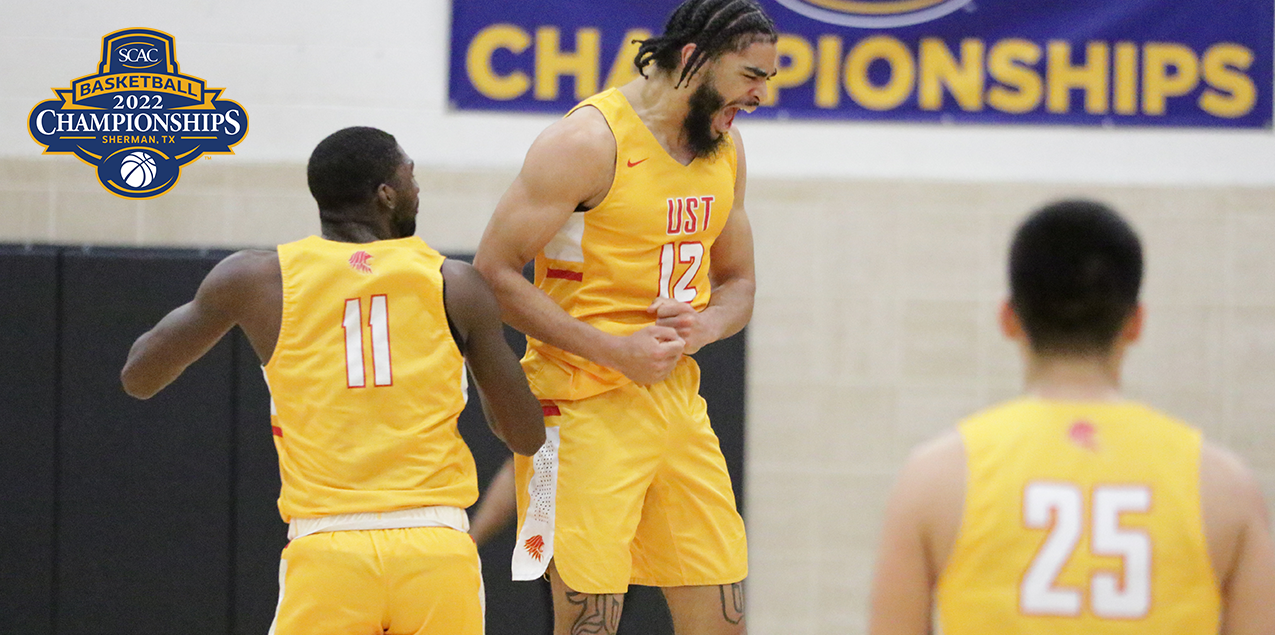St. Thomas Cruises to SCAC Title Game with 75-56 Victory Over Centenary