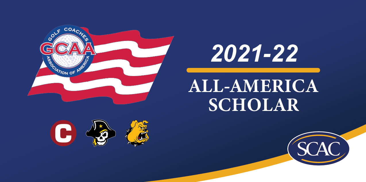 Seven SCAC Men's Golfers Named GCAA All-America Scholars