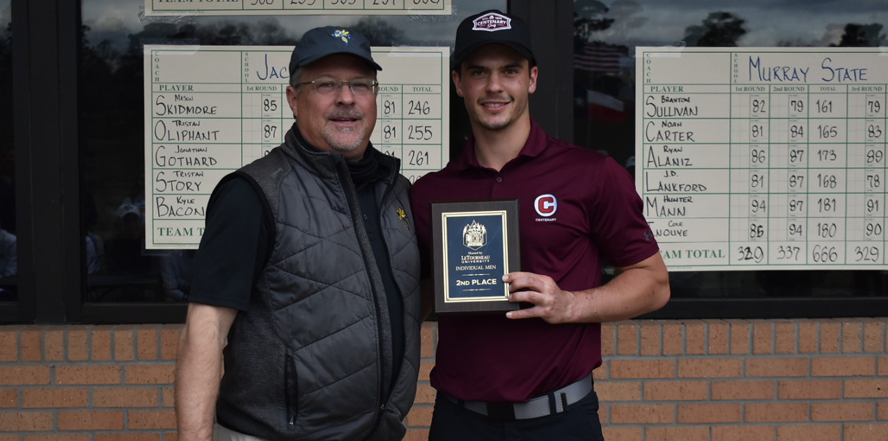 Richard Polan, Centenary College, Men's Golfer of the Week (Spring - Week 3)