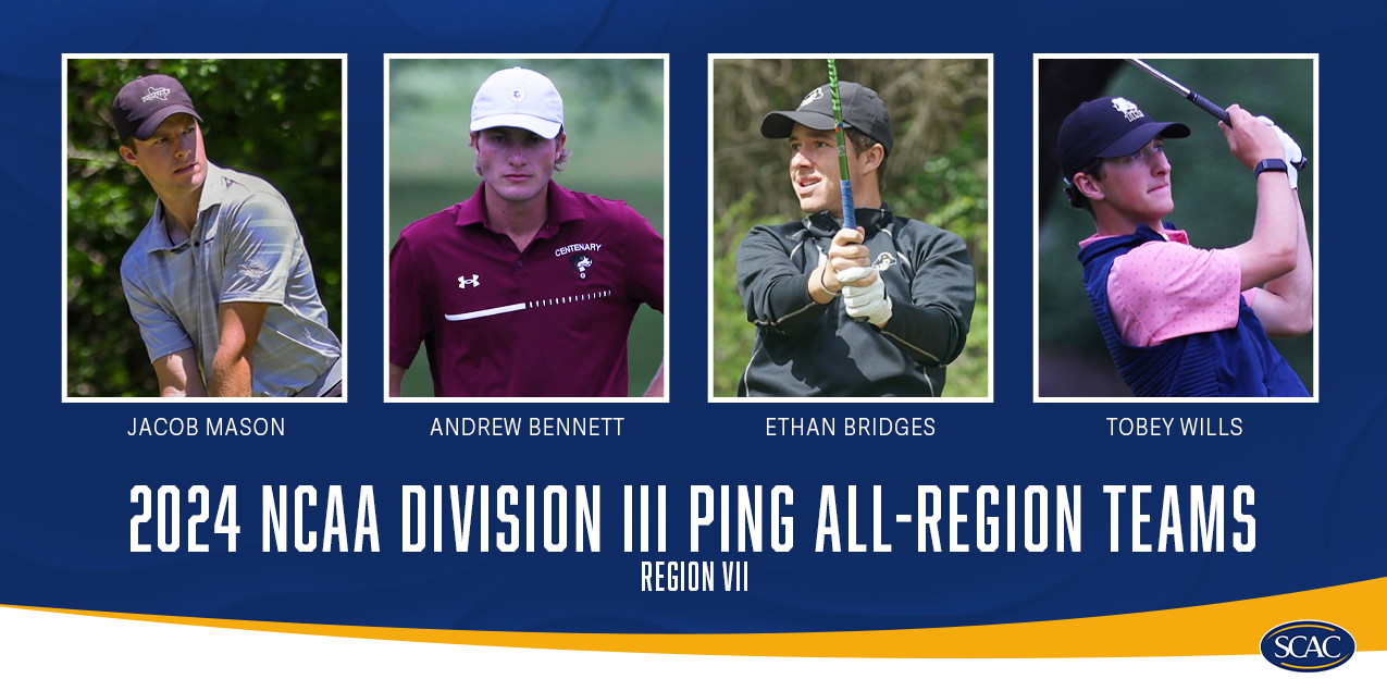 Four SCAC Men's Golfers Named to PING All-Region Team