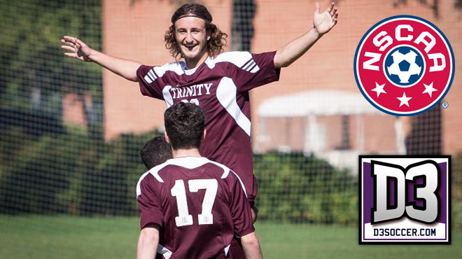 Trinity Rises to Seventh in Latest NSCAA/Continental Tire Top 25 Men’s Soccer Poll