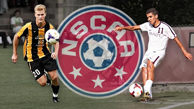 Trinity and Colorado College Men's Soccer Teams Move Up the NSCAA Rankings