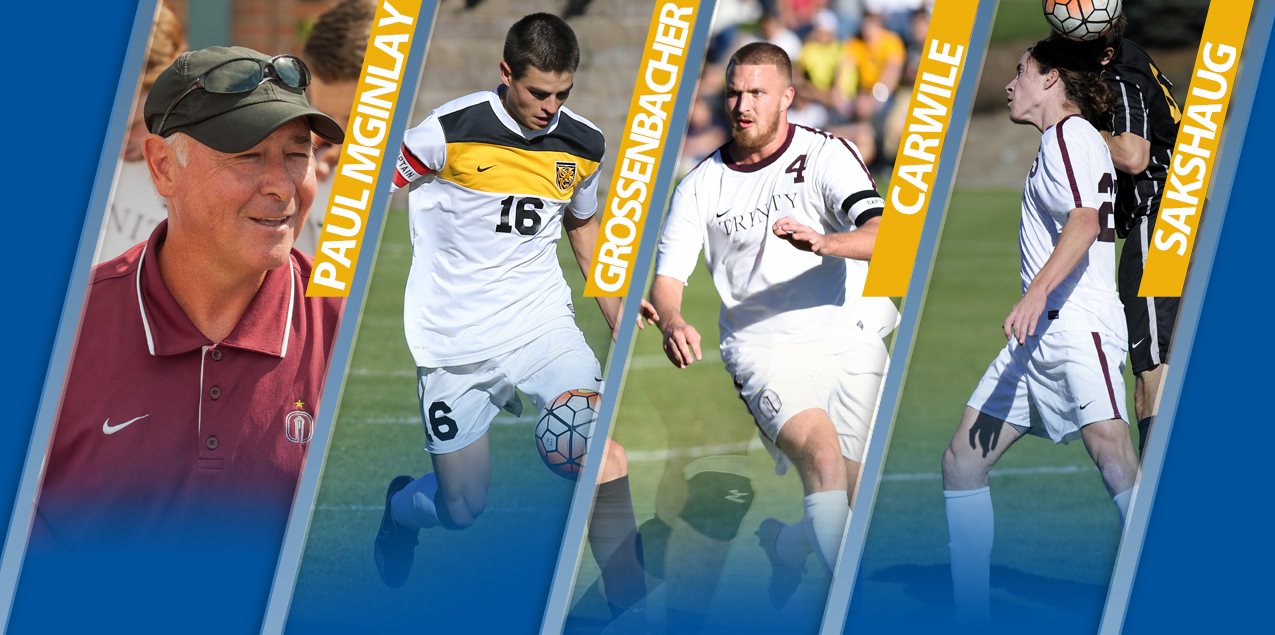 Colorado College's Grossenbacher; Trinity's Carwile highlight 2015 All-SCAC Men's Soccer Team