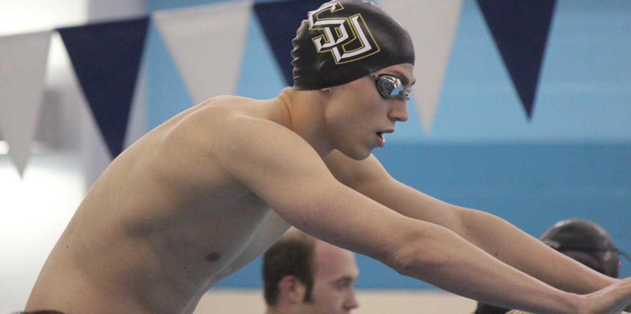 Trinity Men Atop the Standings After Day One of the SCAC Swimming & Diving Championship