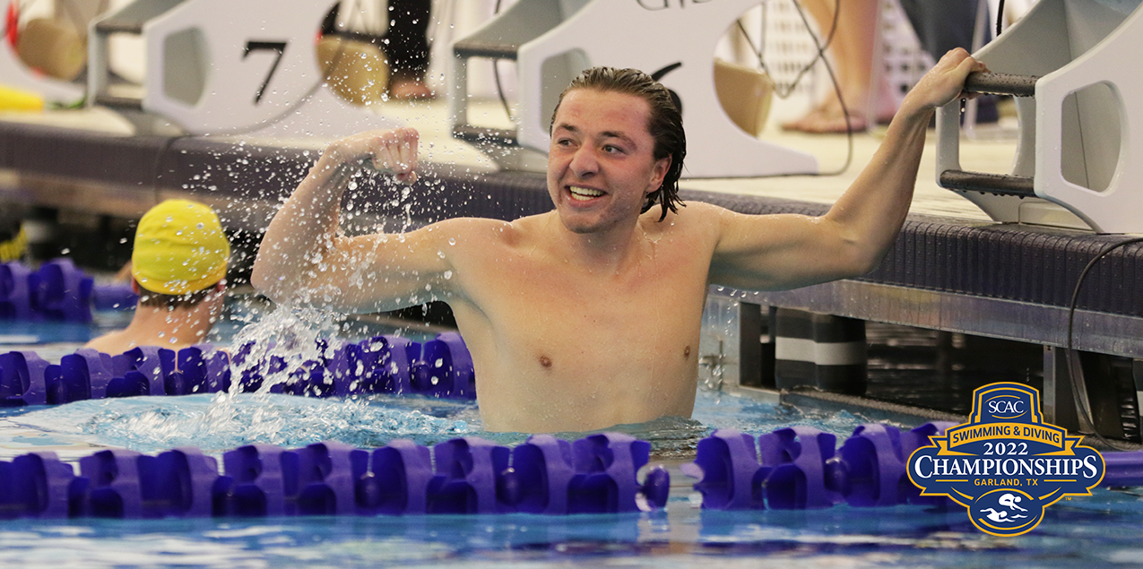 Trinity Continues to Lead Heading Into Final Day of SCAC Men's Swimming & Diving Championship