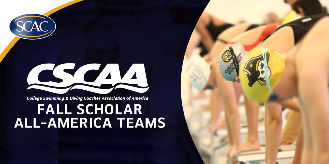 Five Women's, Four Men's Swimming & Diving Programs Earn CSCAA Scholar All-America Honors