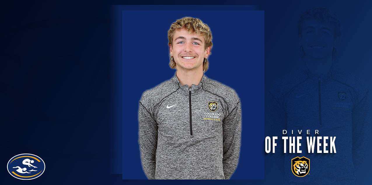 Nico Rimer, Colorado College, Co-Diver of the Week (Week 7)