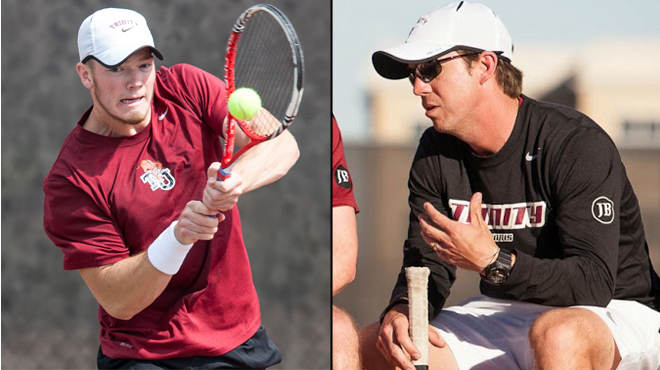 Trinity's Deuel and McMindes Named SCAC Men's Tennis Player and Coach of the Year