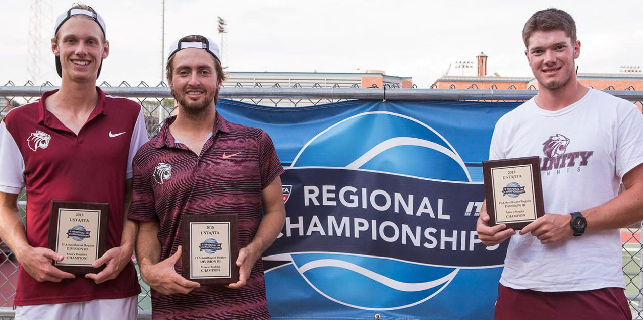 Trinity Sweeps ITA Regional Singles and Doubles Titles