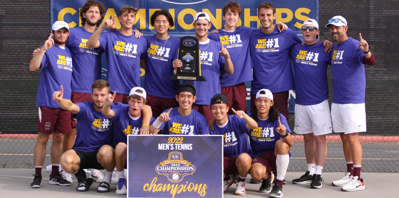 Trinity Men Earn 12th Straight SCAC Tennis Championship