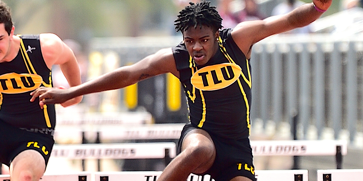 Arrion Knight, Texas Lutheran University, Men's Track Athlete of the Week (Week 8)