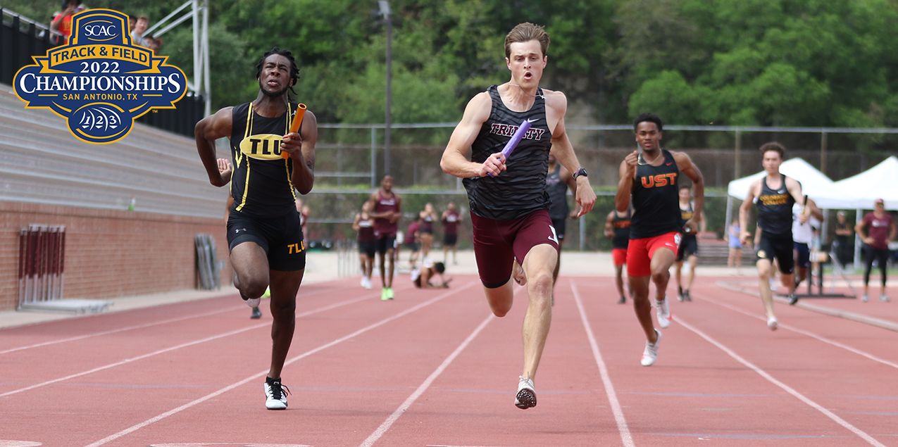 Texas Lutheran and Trinity Men Tied After Day One of SCAC Track & Field Championship