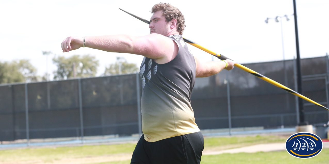 Weston Geiger, Texas Lutheran University, Men's Field Athlete of the Week (Week 1)