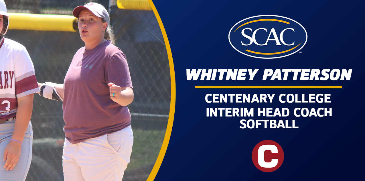 Whitney Patterson Named Centenary Interim Head Softball Coach