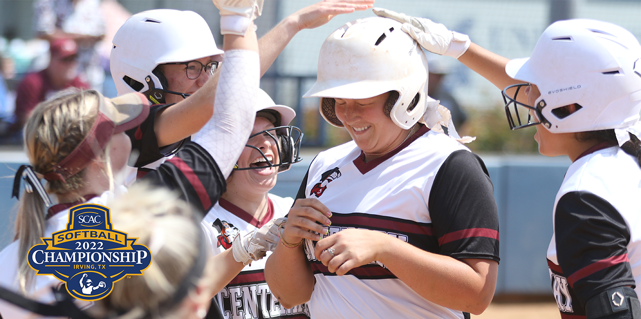 Centenary Uses Seven Run Sixth Inning to Eliminate Schreiner on Day 2 of SCAC Softball Championship