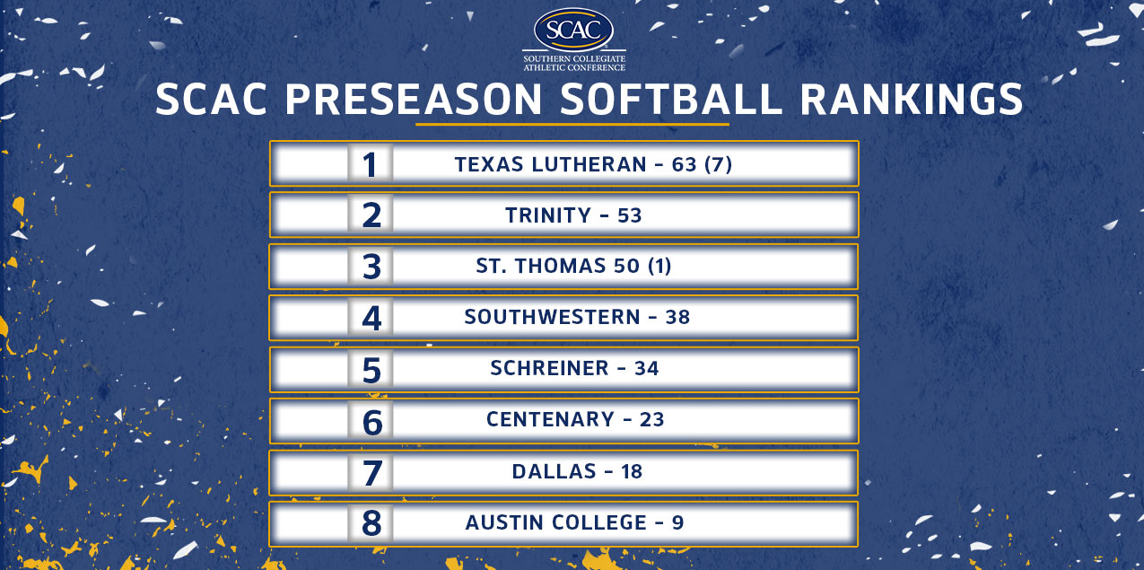 Texas Lutheran Favored to Win 9th-Straight SCAC Softball Title