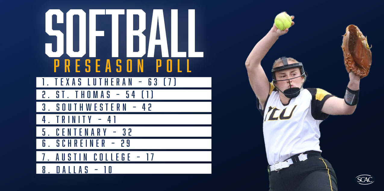 Texas Lutheran Tops 2024 Preseason Softball Poll