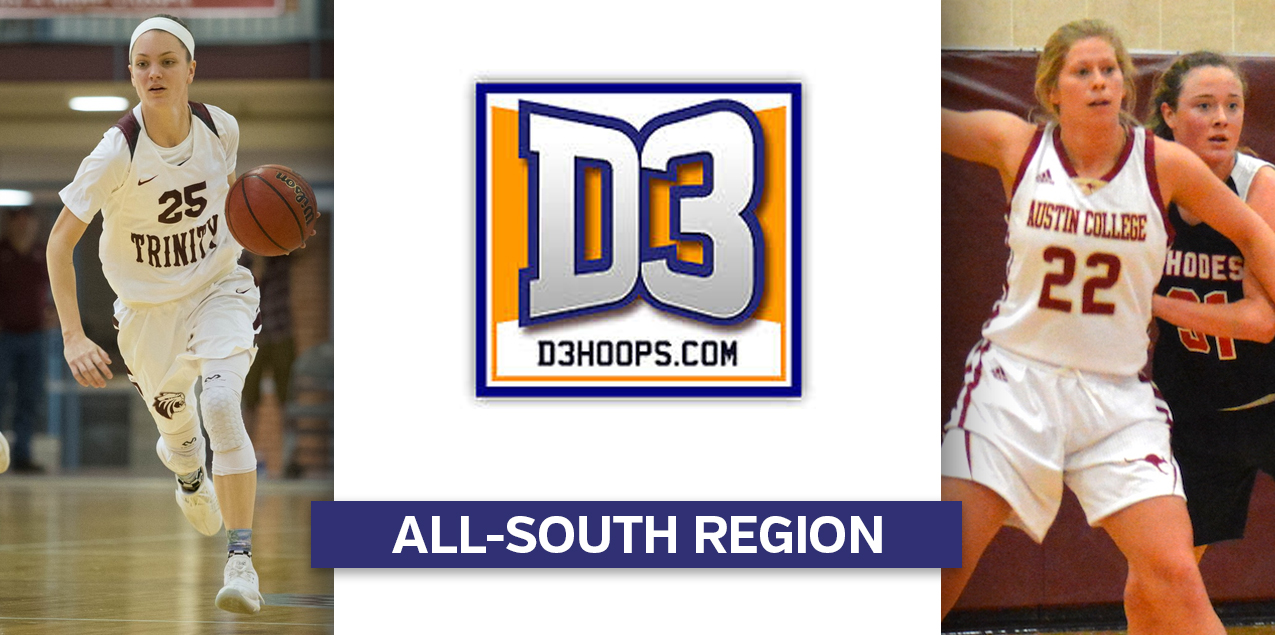 Austin College's Frank, Trinity's Weaver Named to D3hoops.com All-South Region Team